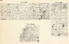 Ashland County - Gordon, Marengo, Pecksville, Wisconsin State Atlas 1930c